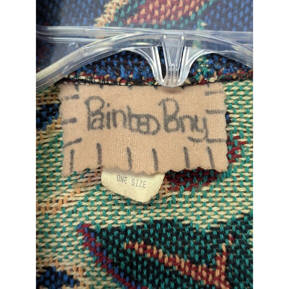 Painted Pony Floral Tapestry Bomber Jacket Womens One Size USA Made - Picture 3 of 8